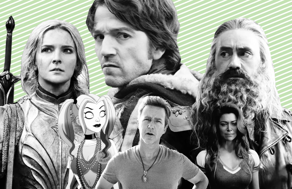 'Andor'! 'Shadows'! 'Harley Quinn'! It's not a Top Ten list, but here are a bunch of my favorite TV shows and movies from 2022