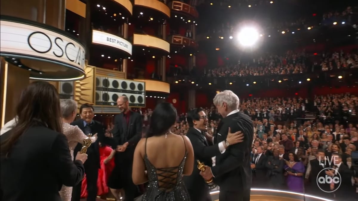 ‘Everything Everywhere All at Once’ cleans up at the Oscars